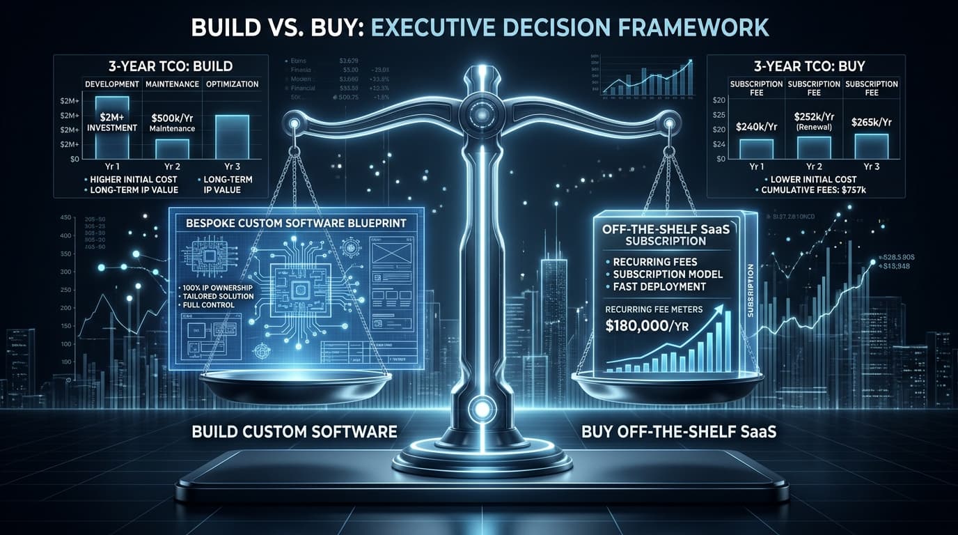 Build vs. Buy Software in 2026: The Strategic Decision Framework for CTOs